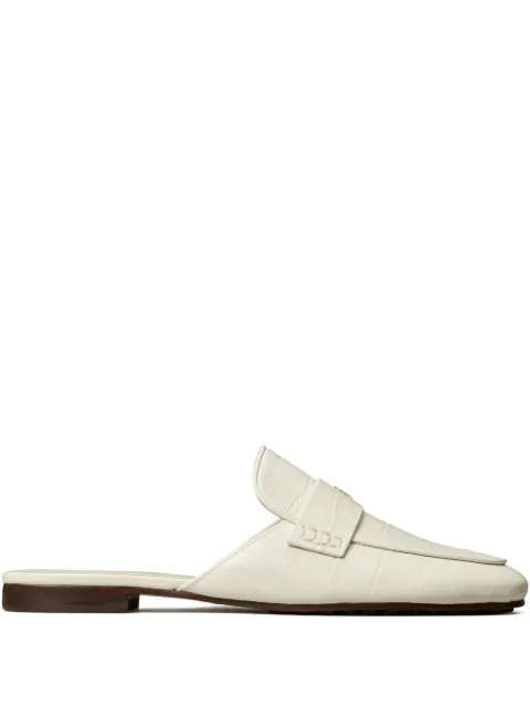 Tory Burch Mule slip-on com efeito pele de crocodilo