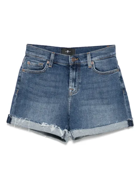 7 For All Mankind shorts con tiro medio