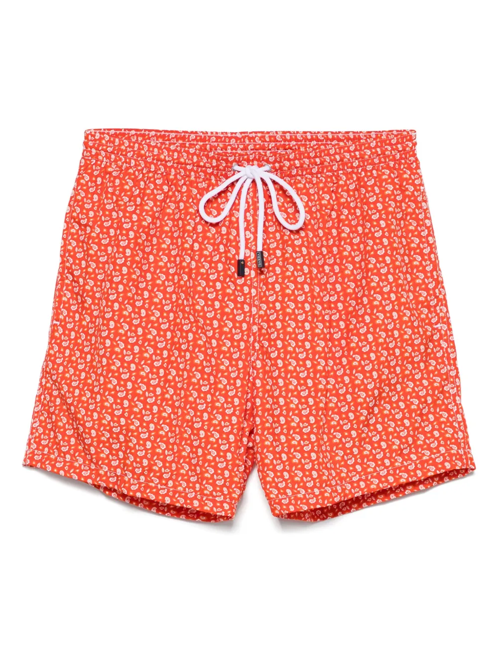 Barba shorts de playa con estampado de cachemira | naranja | Image 1
