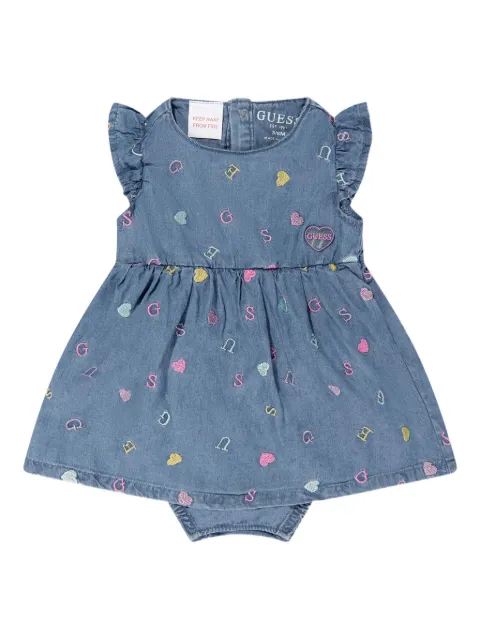 guess kids embroidered dress
