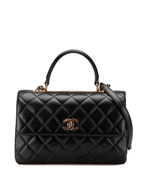 CHANEL Pre-Owned 2021-2024 Medium Lambskin Trendy CC Flap satchel