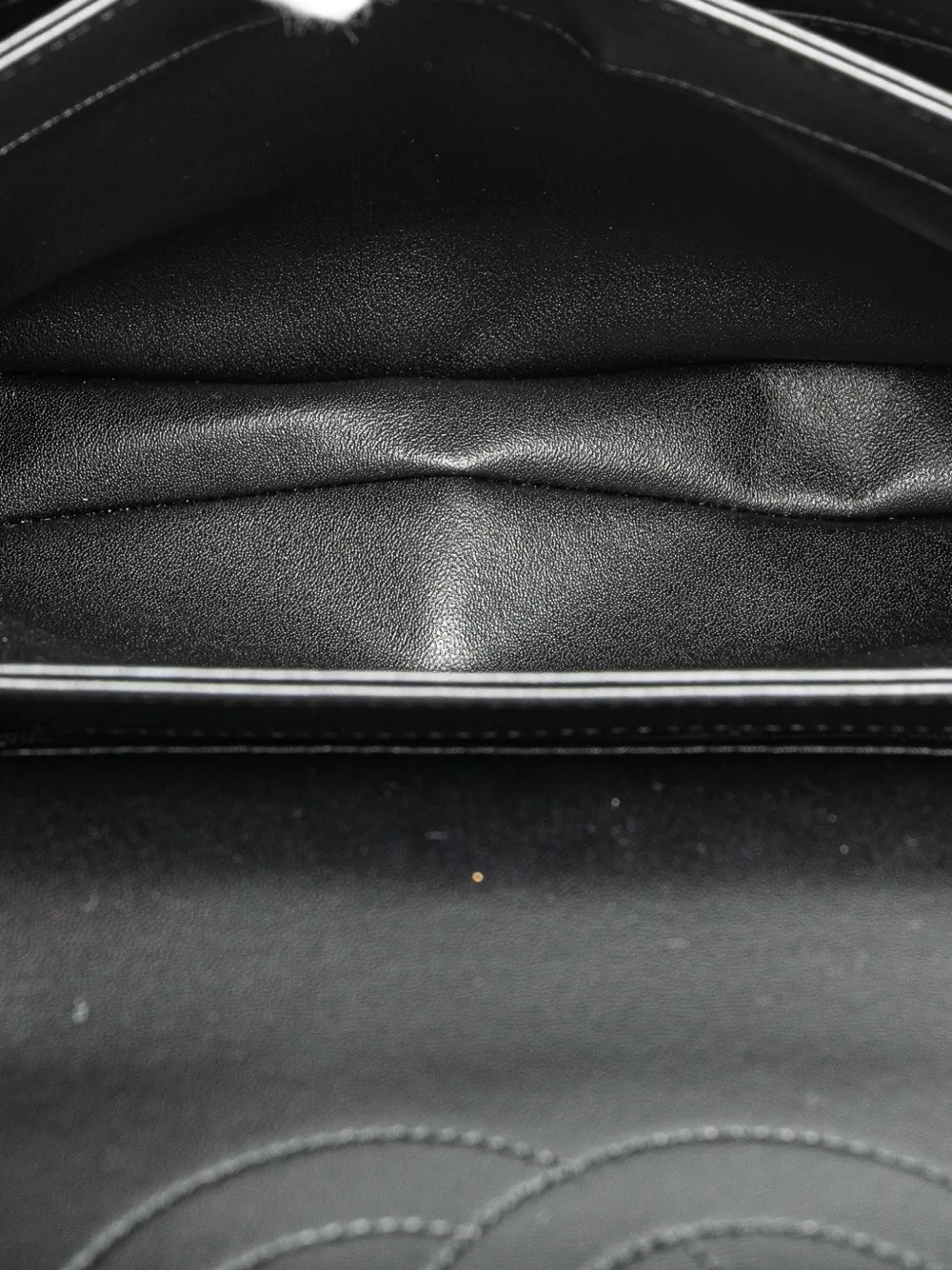 Pre-owned Chanel 2021-2024 Medium Lambskin Trendy Cc Flap Satchel In 黑色