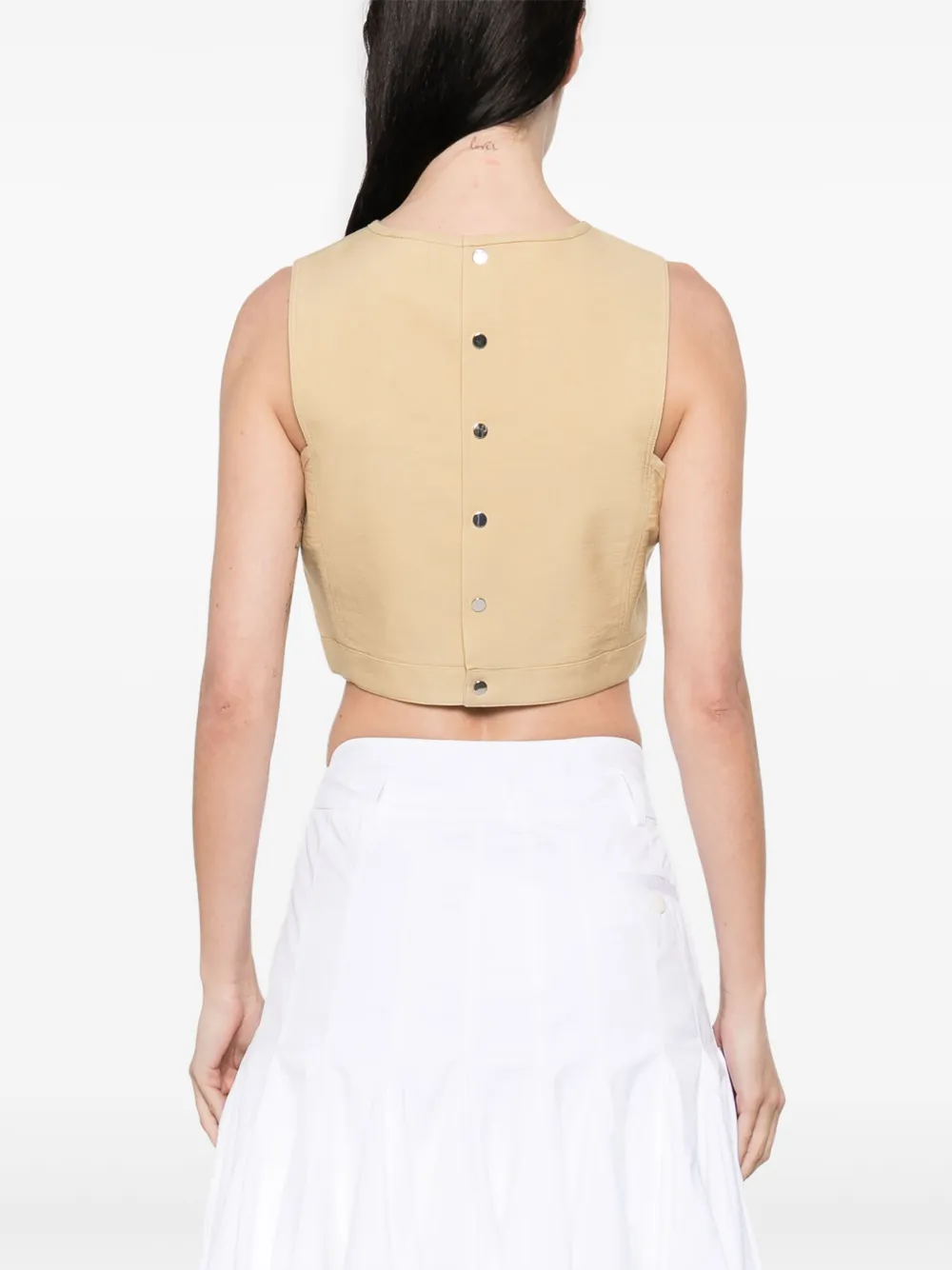 RABANNE TWILL VEST