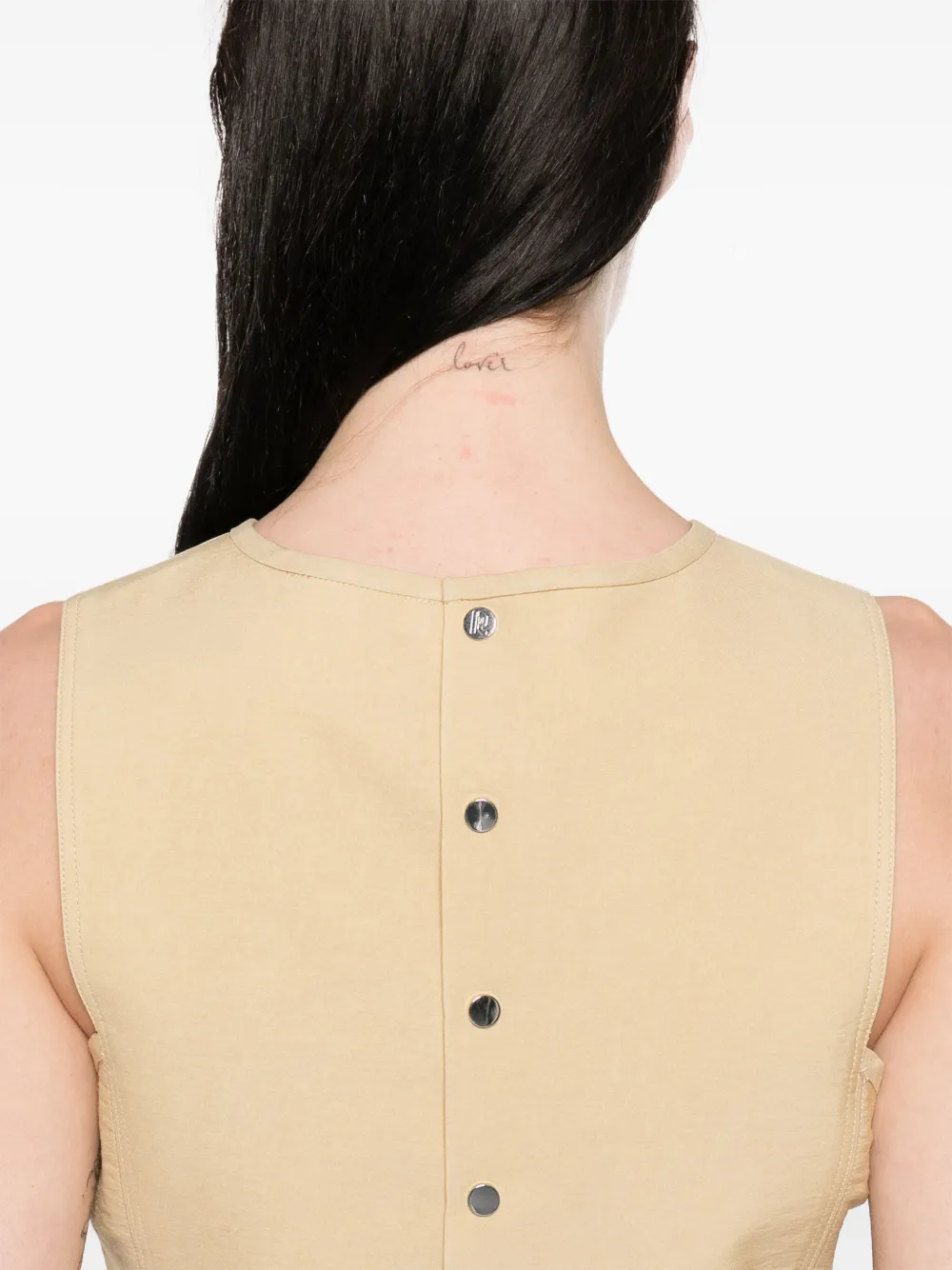 RABANNE TWILL VEST