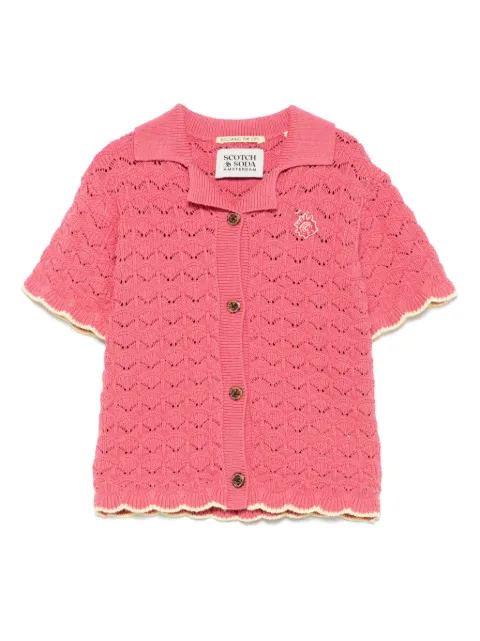 Scotch & Soda Kids knitted shirt