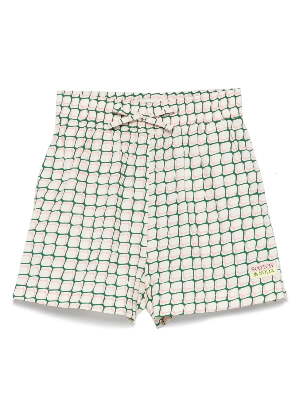 Scotch & Soda Kids Shorts met print Beige