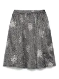 Giorgio Armani Pre-Owned 1990s floral mini skirt - Black