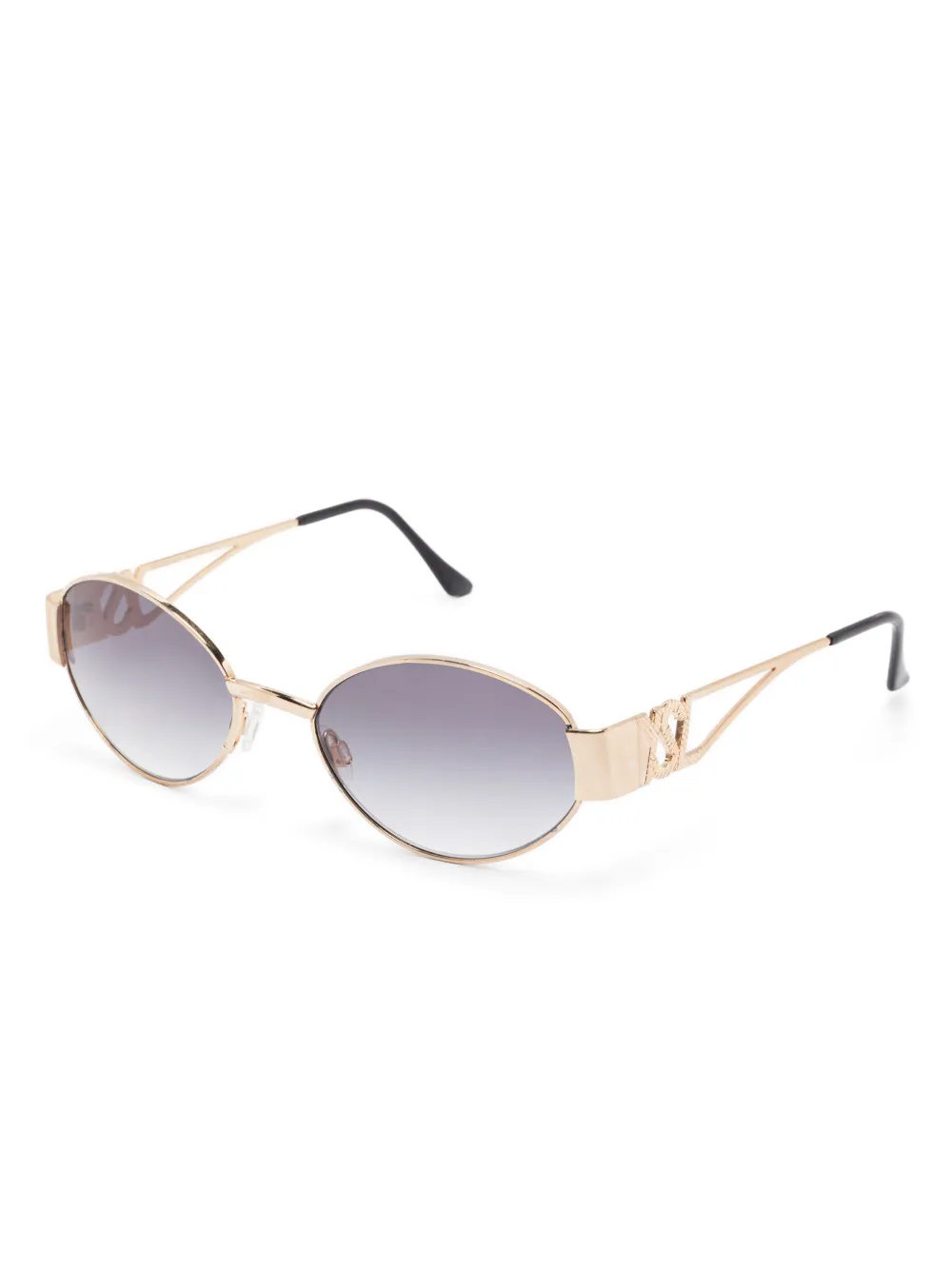 Saint Laurent Pre-Owned oval-frame sunglasses | Men | Image 2