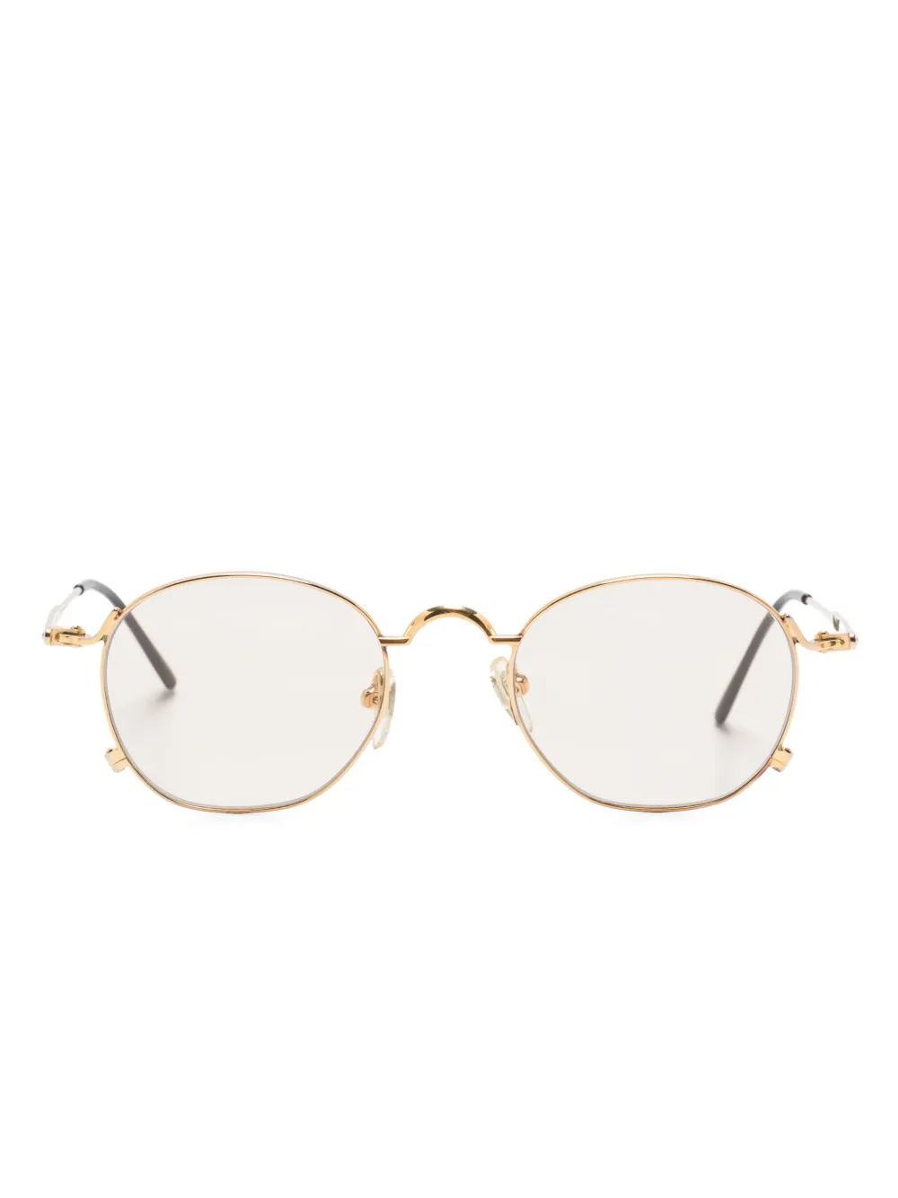 Jean Paul Gaultier Pre-Owned pantos-frame sunglasses - ゴールドトーン Jean Paul Gaultier Pre-Owned pantos-frame sunglasses - ゴールドトーン