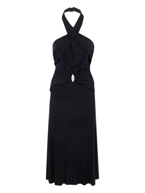 Elisabetta Franchi halterneck ruched dress