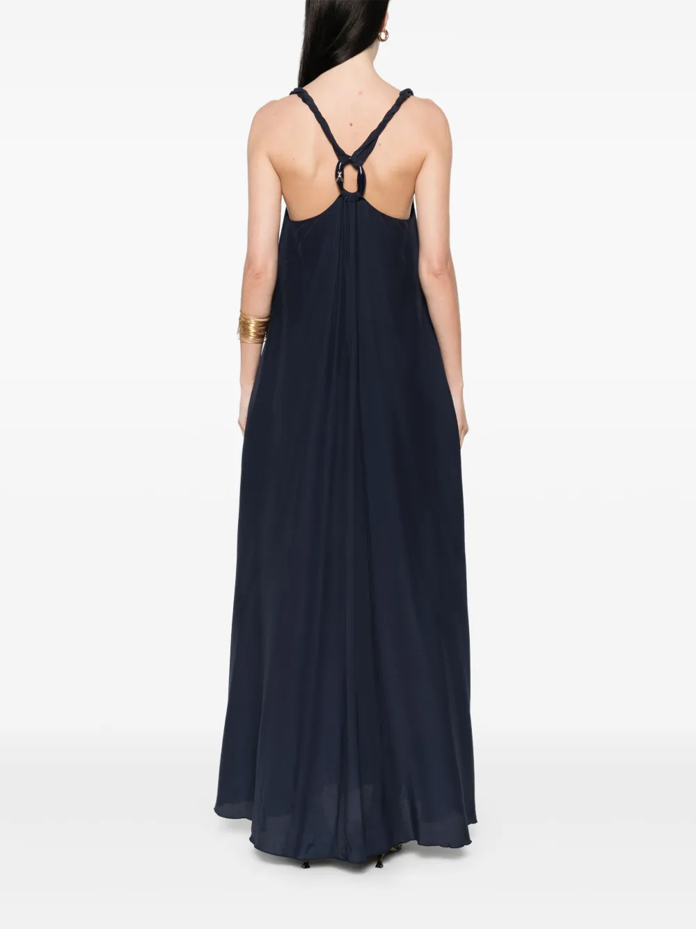 PATRIZIA PEPE V-NECK MAXI DRESS