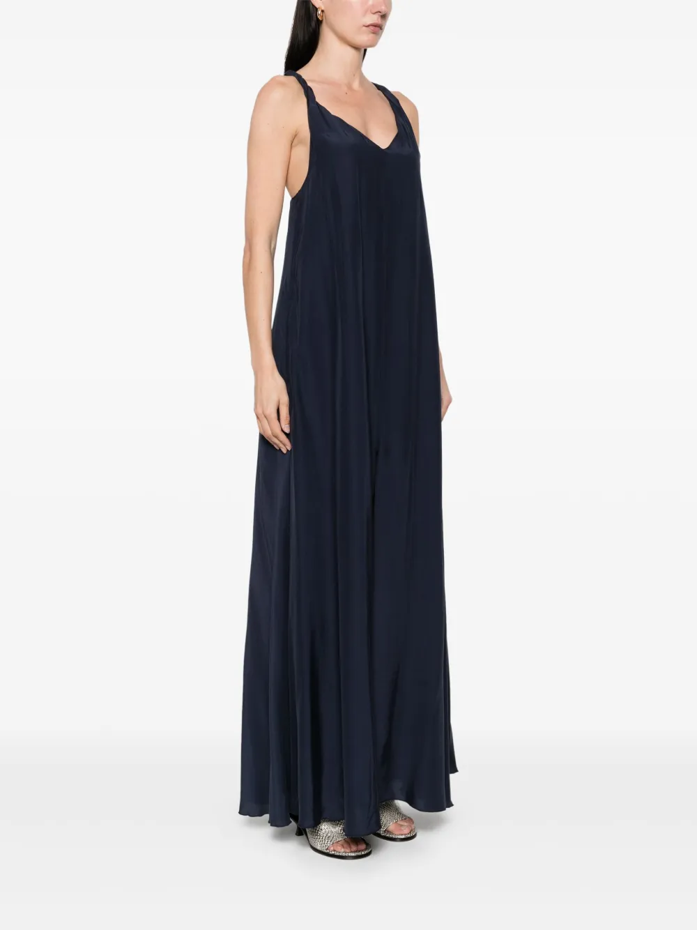 PATRIZIA PEPE V-NECK MAXI DRESS