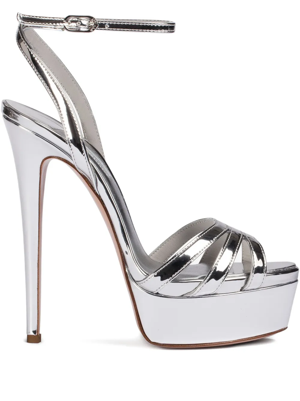 Le Silla 140mm Lola platform sandals Silver