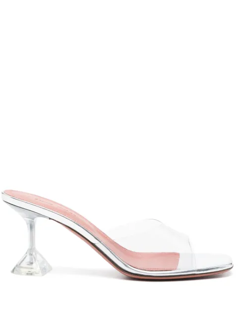 Amina Muaddi 85mm Lupita Glass sandals