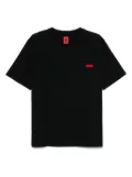 Ferrari patch-pocket cotton T-shirt - Black