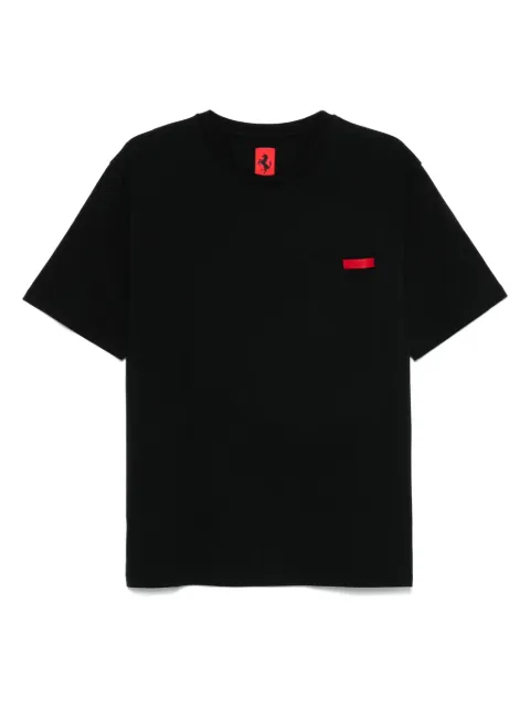 Ferrari patch-pocket cotton T-shirt
