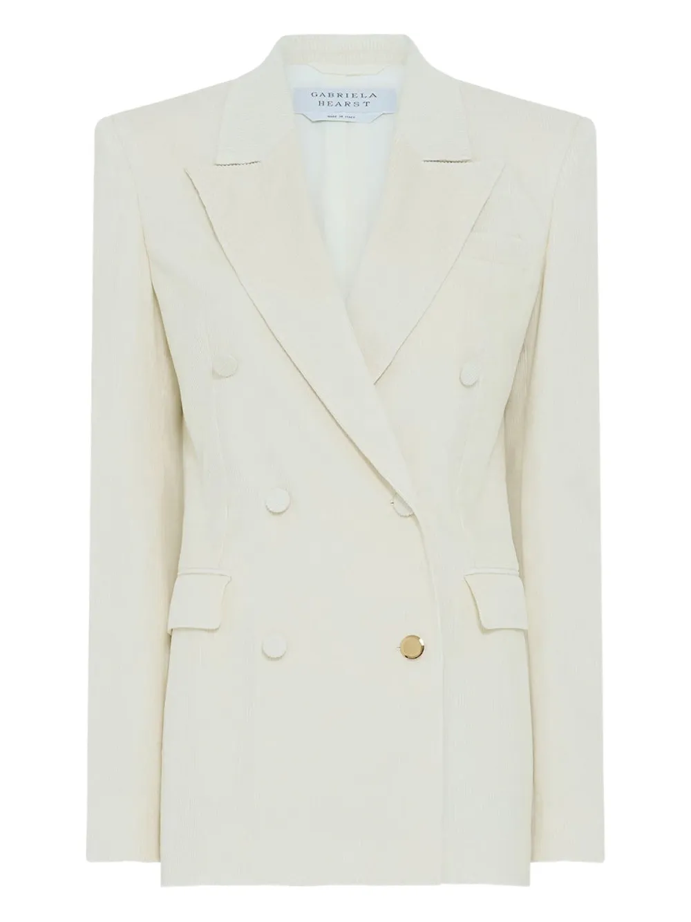 Gabriela Hearst Gabriela double-breasted blazer | White | Image 1