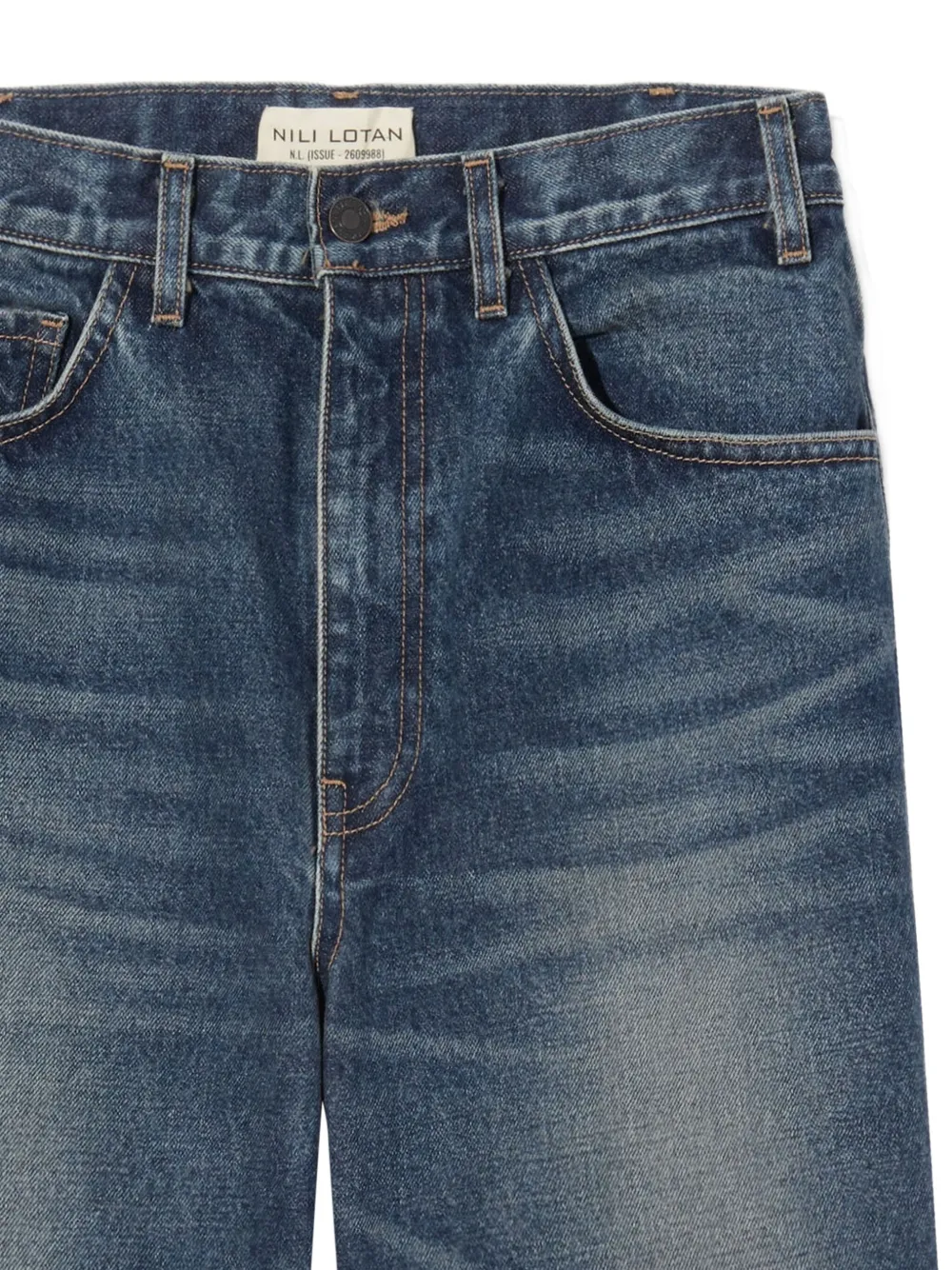 Nili Lotan short en jean à effet usé | Shorts courts | Image 2