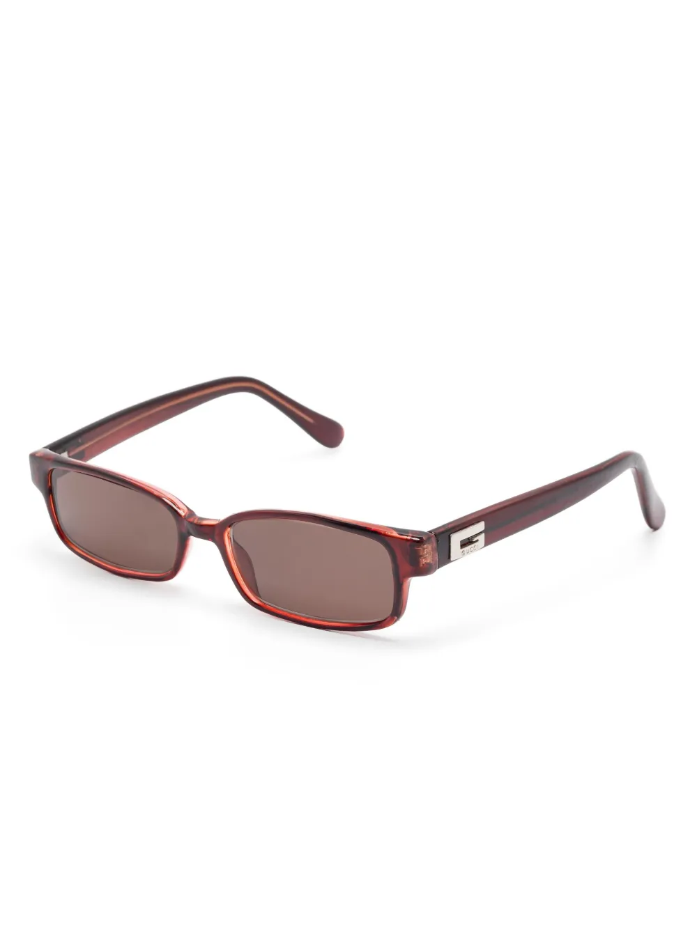 Gucci Pre-Owned rectangle-frame sunglasses | Men | Image 2