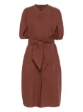 Soeur Alger midi dress - Brown