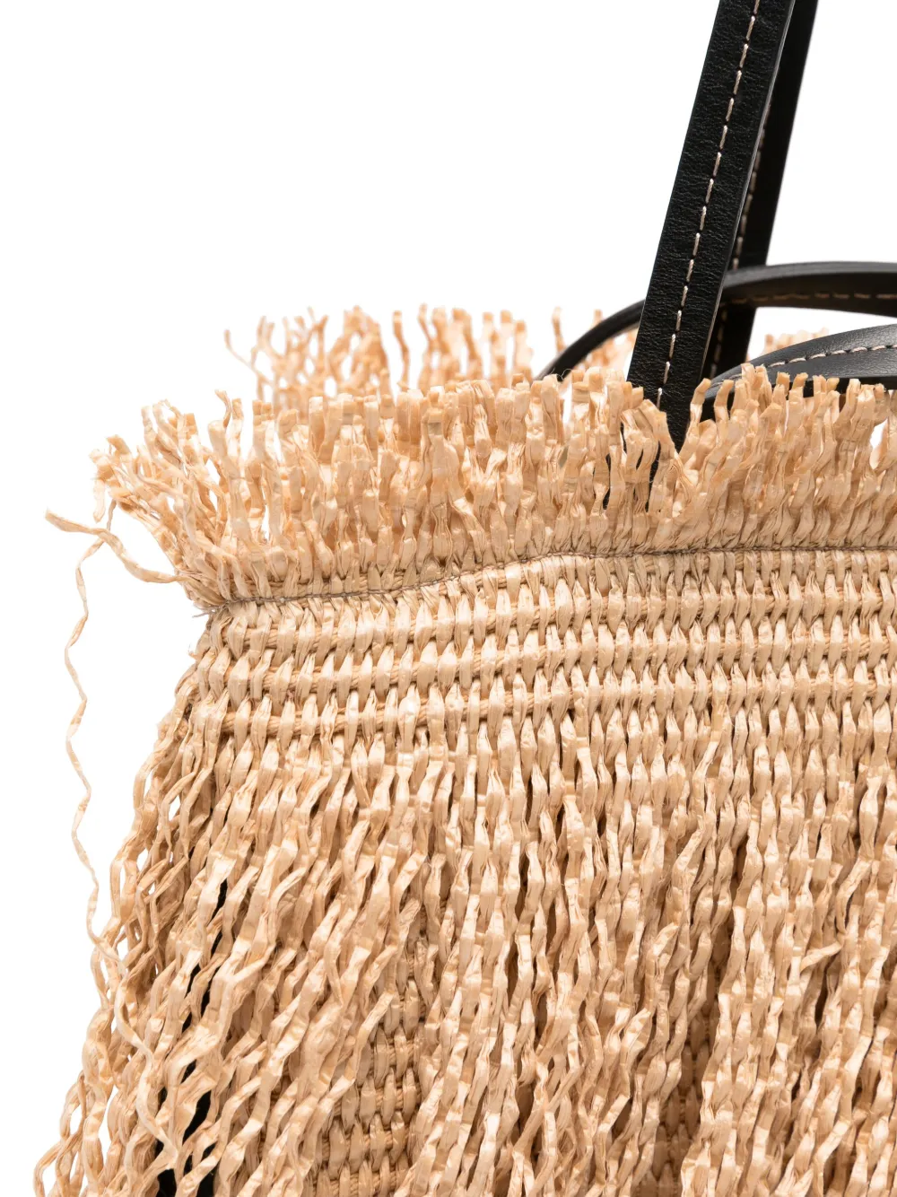 Anita Bilardi Small Frange Tote Bag In Neutrals