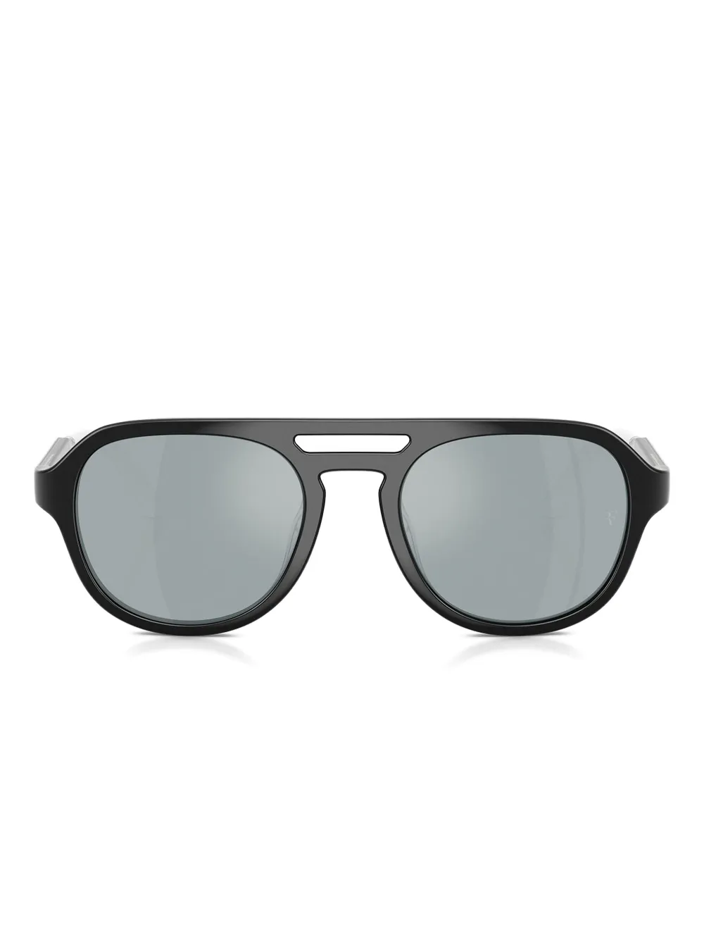 Oliver Peoples metal-frame round sunglasses Zwart