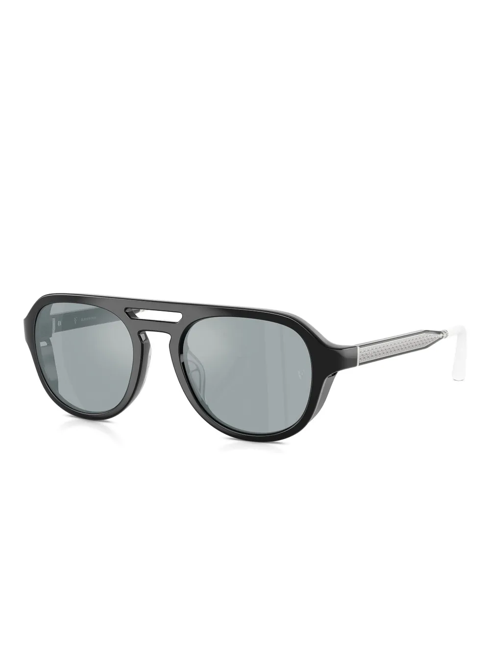 Oliver Peoples metal-frame round sunglasses Zwart
