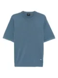 PS Paul Smith logo-embroidered t-shirt - Blue