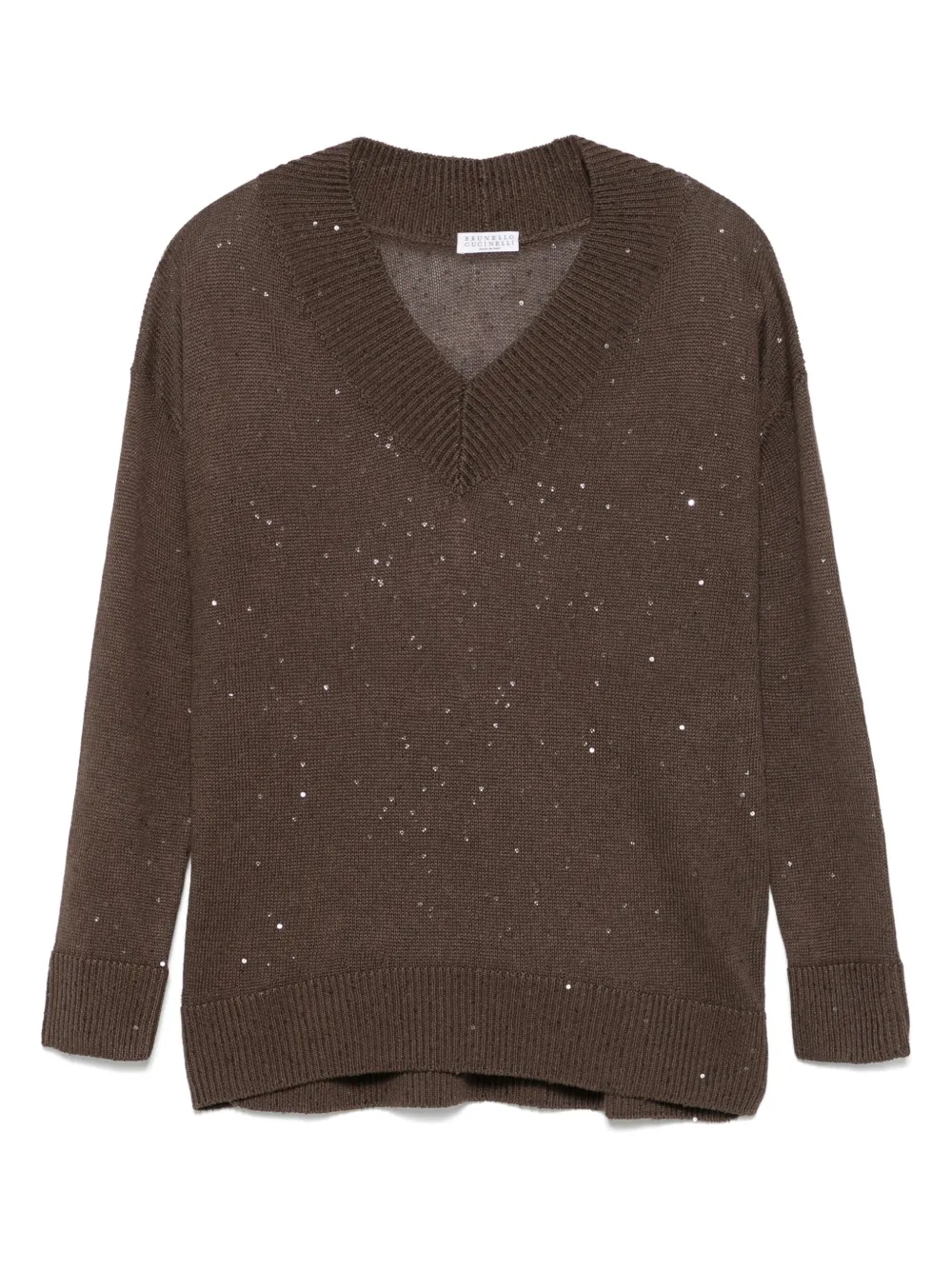 BRUNELLO CUCINELLI SEQUIN-EMBELLISHED SWEATER