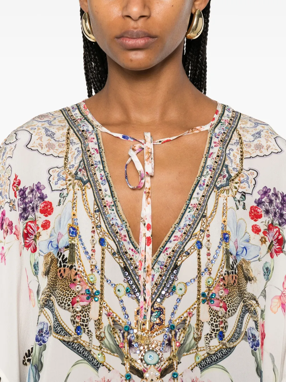 Camilla Monserrate Magic mini-jurk Wit