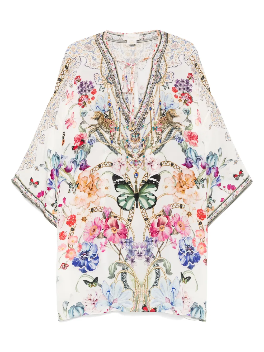 Camilla Monserrate Magic mini-jurk Wit