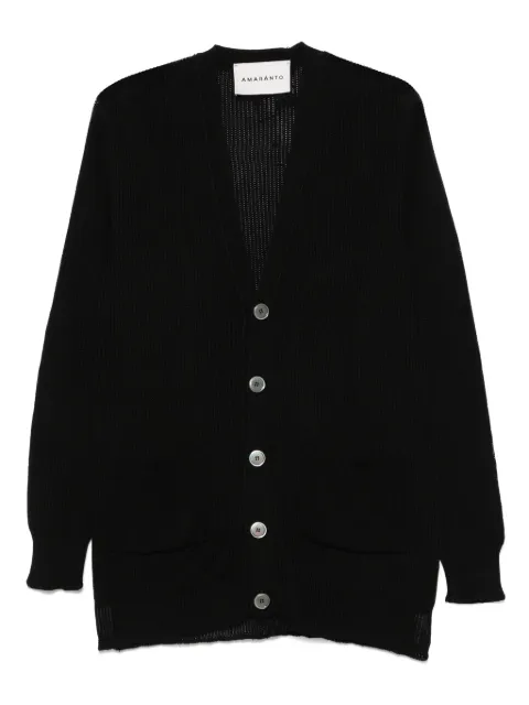 Amaranto ribbed cardigan