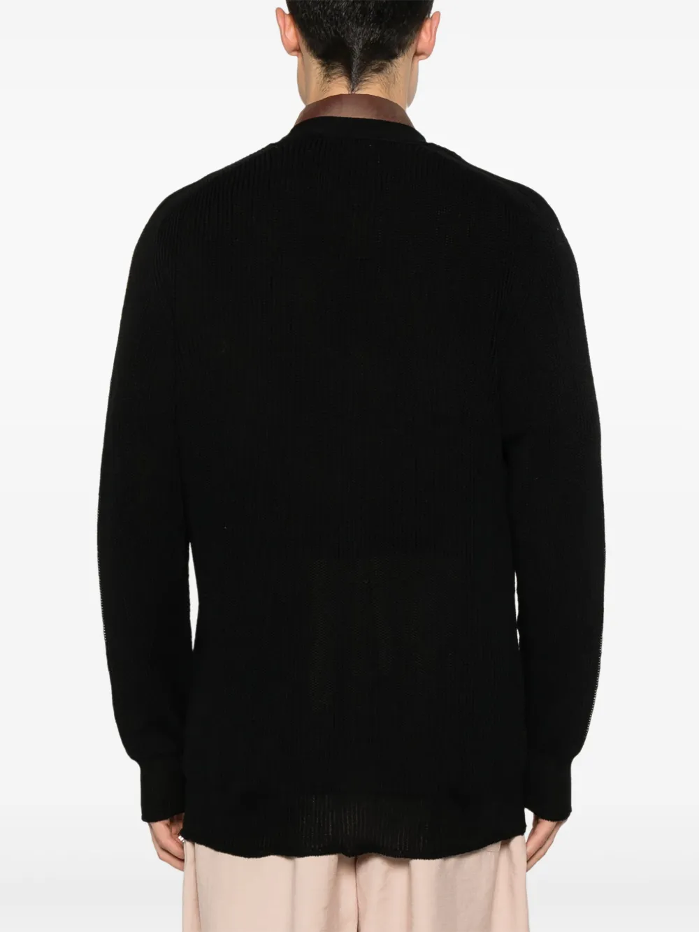 AMARANTO RIBBED CARDIGAN