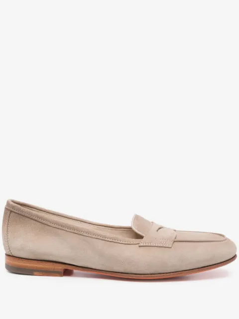 Santoni Carla loafers i ruskind