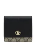 Gucci GG Supreme tri-fold wallet - Black