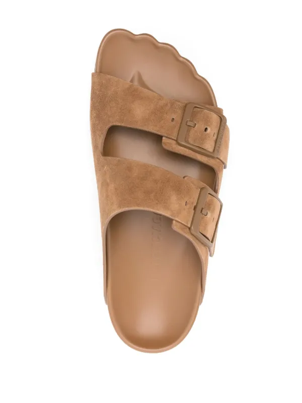 Balenciaga Sunday Sandals | Brown | FARFETCH CA