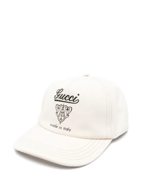 Gucci gorra con logo estampado