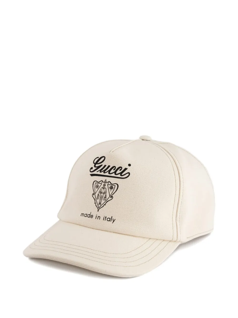 Gucci logo-print cap | Neutrals | Image 1