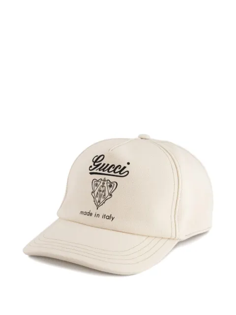 Gucci logo-print cap