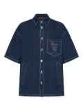 Gucci lasered denim shirt - 4032 BLUE