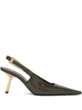 Saint Laurent 75mm Lee pumps - Green