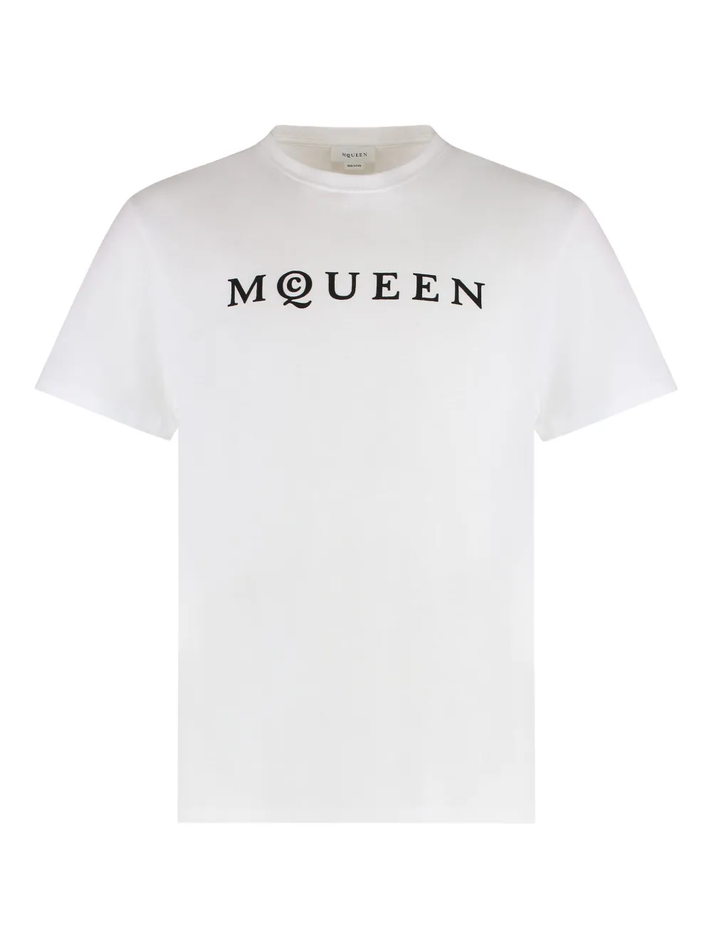Alexander McQueen playera con logo afelpado | blanco | Image 1