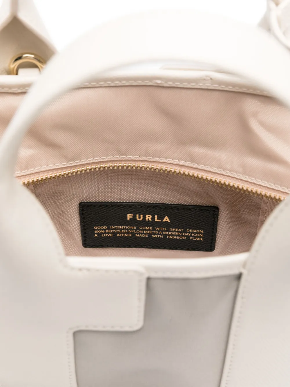 Furla Kleine Piuma shopper Grijs