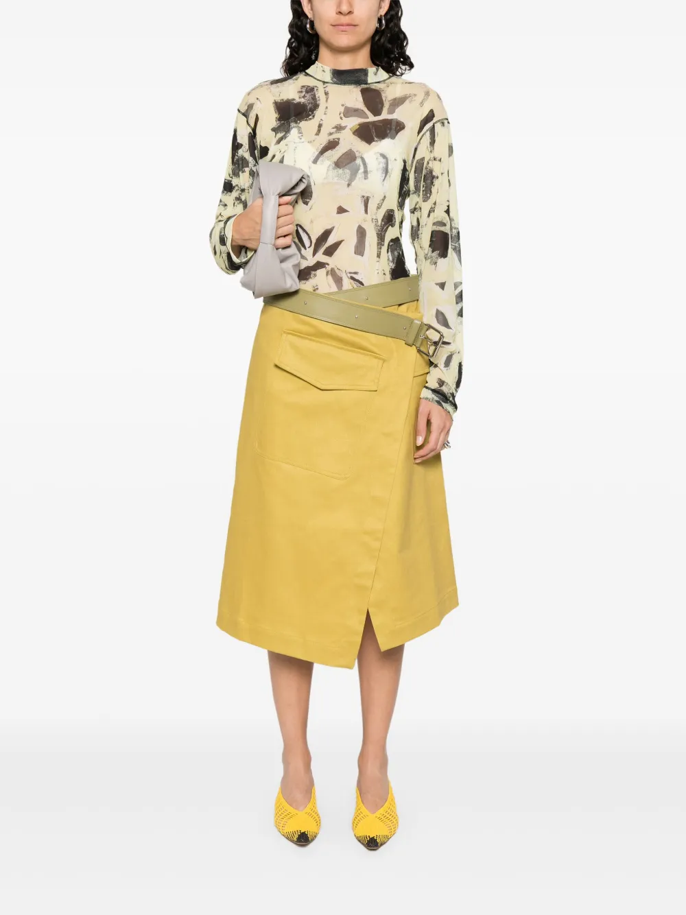 FEDERICO CINA wrap midi skirt | Asymmetric & Draped Skirts | Image 2