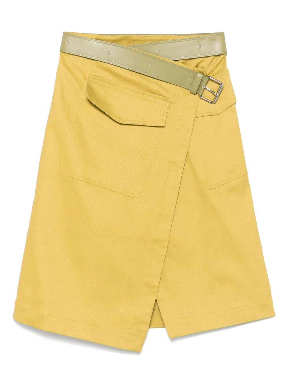 FEDERICO CINA wrap midi skirt | Green | Image 1