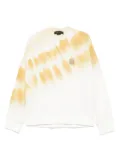 FEDERICO CINA tie-dye jumper - White