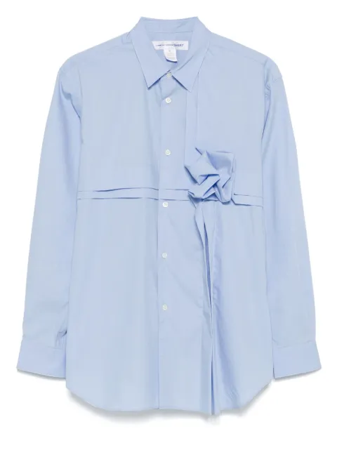 Comme Des Garçons Shirt camisa con detalle floral