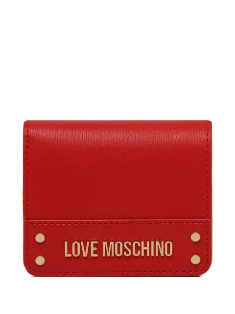 Love Moschino محفظة ببروش شعار الماركة