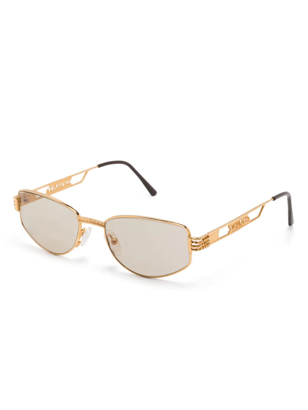 Tiffany & Co. Pre-Owned geometric-frame sunglasses | Men | Image 2