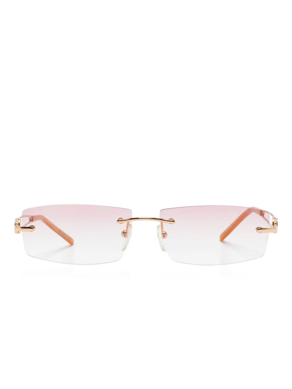 Givenchy Pre-Owned rimless sunglasses | Gold | Image 1